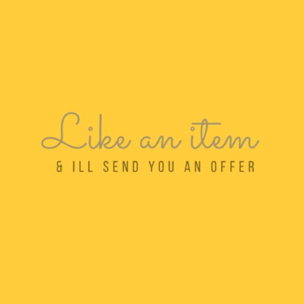 Like an item and I’ll send you an offer!